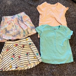 Toddler Girl Skorts + Tees Bundles
